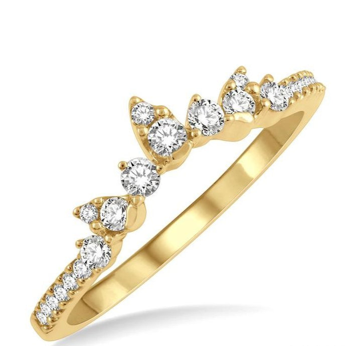 Parkplace Jewelers Chevron Diamond Wedding Band 30446PPFHYG