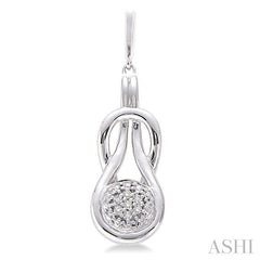 ASHI Silver Diamond Fashion Earrings 86139PPSSSLER