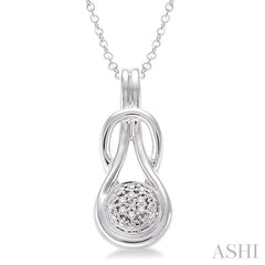 ASHI Silver Diamond Fashion Pendant 86139PPSSSLPD