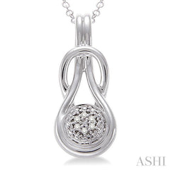 ASHI Silver Diamond Fashion Pendant 86139PPSSSLPD