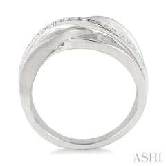 ASHI Silver Swirl Diamond Fashion Ring 86329PPSSSLRG
