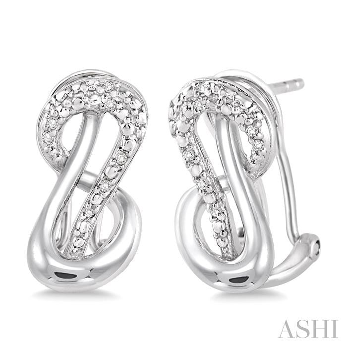 ASHI Silver Diamond Fashion Earrings 86739PPSSSLER