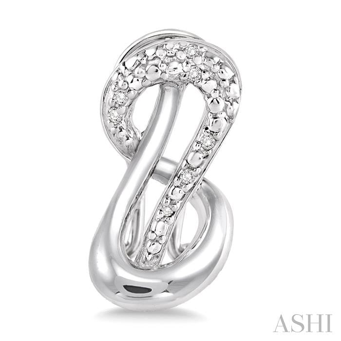 ASHI Silver Diamond Fashion Earrings 86739PPSSSLER