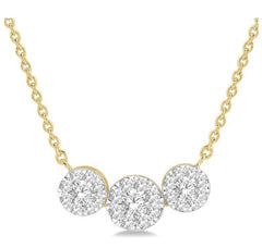 Parkplace Jewelers Round Shape Past Present & Future Lovebright Essential Diamond Necklace 9962UPPFVNKYW