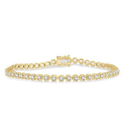 Parkplace Jewelers Illusion Diamond Tennis Bracelet 70252PPTGYG