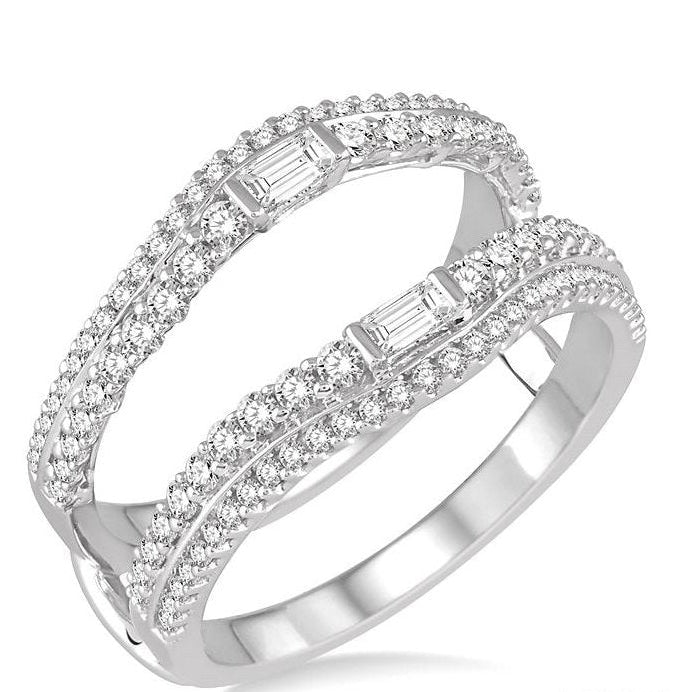 Parkplace Jewelers Baguette Diamond Insert Ring 29482PPFVWG