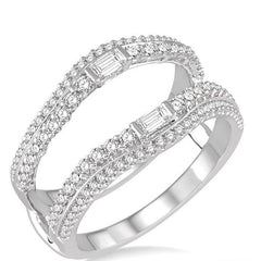 Parkplace Jewelers Baguette Diamond Insert Ring 29482PPFVWG