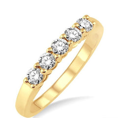 Parkplace Jewelers Round Shape 5 Stone Diamond Wedding Band 30983PPFHYG