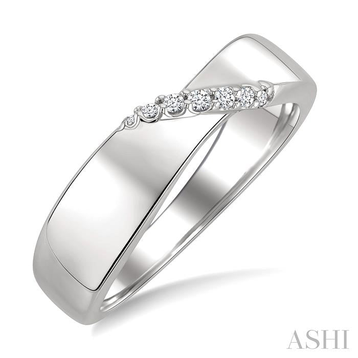 ASHI Silver Diamond Ring 888A9PPSSSLRG