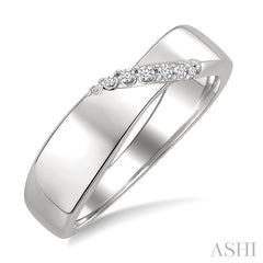 ASHI Silver Diamond Ring 888A9PPSSSLRG