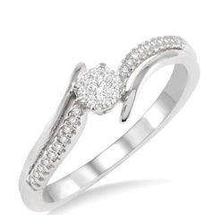 Parkplace Jewelers Round Shape Lovebright Diamond Fashion Ring 34268PPFNWG