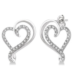 Parkplace Jewelers Heart Shape Diamond Fashion Earrings 93888PPTSERWG