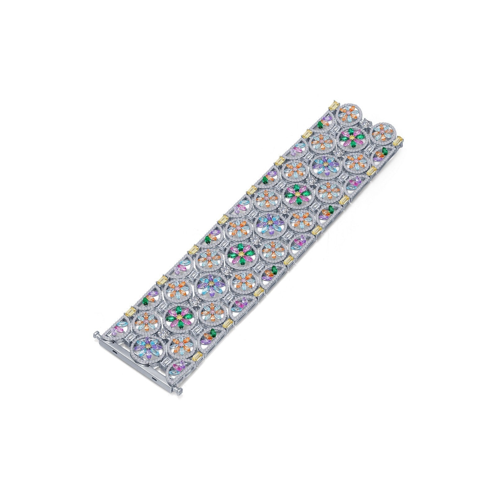 LAFONN 54.24 CTW Statement Multi-Colored Bracelet 8B003MUP70