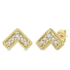 Parkplace Jewelers Chevron Petite Diamond Fashion Earrings 649B9PPTSERYG