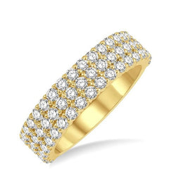 Parkplace Jewelers Three Row Diamond Wedding Band 304E0PPFHYG-1.25