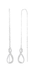 Parkplace Jewelers Threader Diamond Long Earrings 680G9PPTSERWG