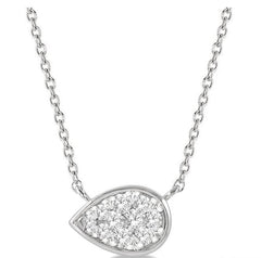 Parkplace Jewelers Pear Shape East-West Lovebright Essential Diamond Pendant 99790PPFGNKWG