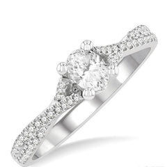 Parkplace Jewelers Oval Shape Diamond Engagement Ring 263M3PPFGWG-LE-OV