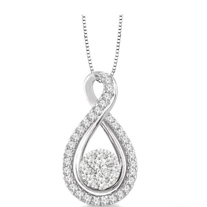 Parkplace Jewelers Round Shape Lovebright Diamond Pendant 94903PPFVPDWG