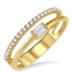 Parkplace Jewelers Double Row East-West Baguette Diamond Fashion Ring 369A7PPFHYG