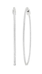 Parkplace Jewelers Inside-Out Diamond Hoop Earrings 629C1PPFGERWG
