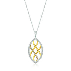 Le Vian 14K Two Tone Gold Pendant WJBO 42WG