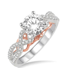 Parkplace Jewelers Round Shape Semi-Mount Diamond Engagement Ring 17025PPFRWP-SM