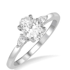 Parkplace Jewelers Oval Shape Diamond Engagement Ring 255L2PPFHWG-LE-OV