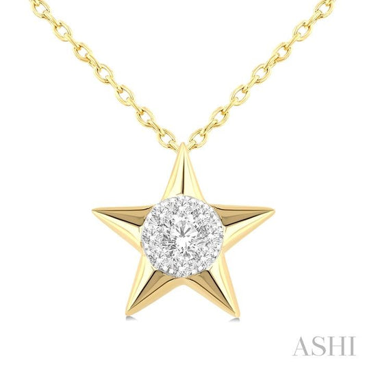 ASHI Star Lovebright Diamond Fashion Pendant 900J8PPFGPDYW