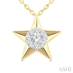 ASHI Star Lovebright Diamond Fashion Pendant 900J8PPFGPDYW