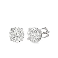 Parkplace Jewelers Round Shape Lovebright Essential Diamond Stud Earrings 91758PPFHERWG