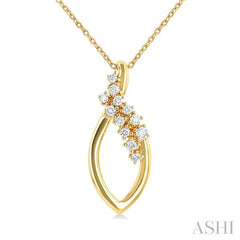 ASHI Scatter Diamond Fashion Pendant 90397PPTGPDYG