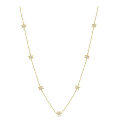 Parkplace Jewelers Star Diamond Station Necklace 996B0PPTSNKYG