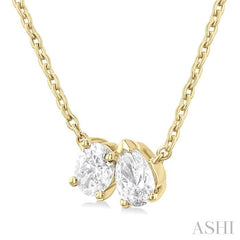 ASHI Toi Et Moi Diamond Fashion Pendant 90435PPFHPDYG