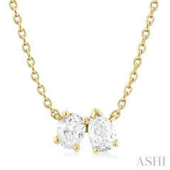 ASHI Toi Et Moi Diamond Fashion Pendant 90435PPFHPDYG