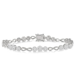 Parkplace Jewelers Lovebright Diamond Infinity Link Bracelet 70172PPFVWG