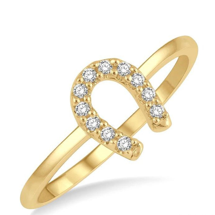 Parkplace Jewelers Stackable Horseshoe Petite Diamond Fashion Ring 386D8PPTSYG