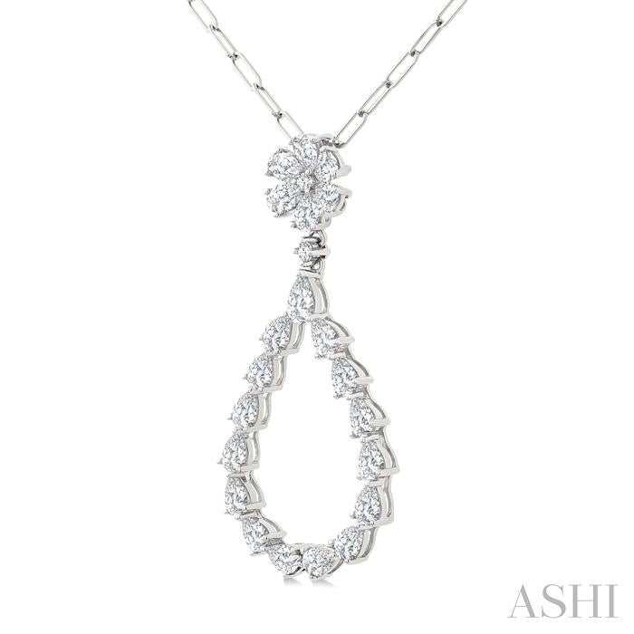 ASHI Pear Shape Diamond Fashion Pendant 913G0PPFGPDWG-1.85