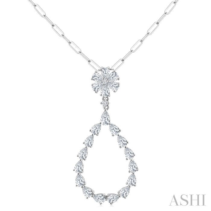 ASHI Pear Shape Diamond Fashion Pendant 913G0PPFGPDWG-1.85