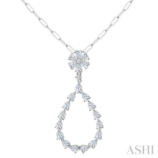 ASHI Pear Shape Diamond Fashion Pendant 913G0PPFGPDWG-1.85