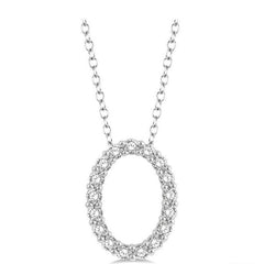 Parkplace Jewelers Oval Shape Diamond Pendant 901H6PPFGPDWG