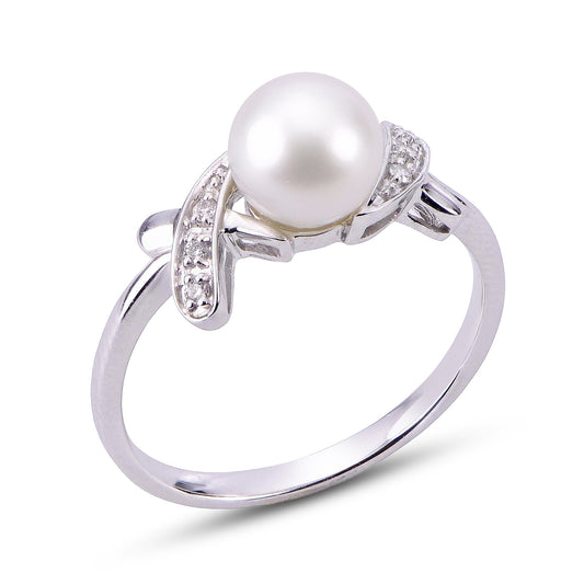 Parkplace Pearls 14KT White Gold Freshwater Pearl Ring 914512/WH