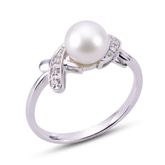 Parkplace Pearls 14KT White Gold Freshwater Pearl Ring 914512/WH