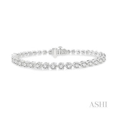 ASHI Diamond Tennis Bracelet 70727PPFGWG