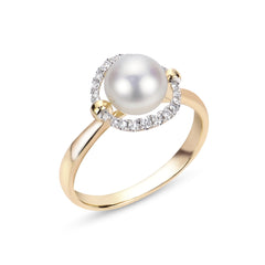 Parkplace Pearls 14KT Yellow Gold Freshwater Pearl Ring 915572/FWAA-7