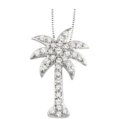 Parkplace Jewelers Palm Tree Diamond Fashion Pendant 63713PPFXPDWG