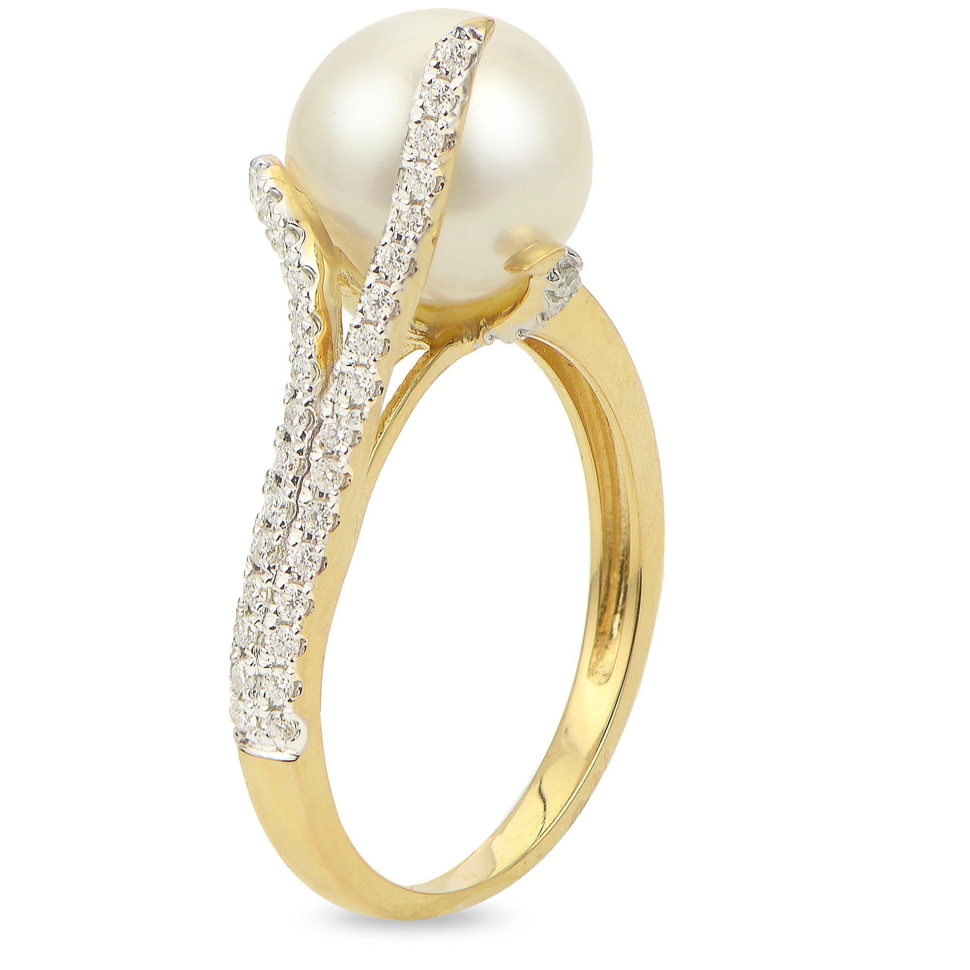 Parkplace Pearls 14KT Yellow Gold Freshwater Pearl Ring 917097/FWAA-7