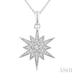 ASHI Star Diamond Fashion Pendant 917H6PPTGPDWG