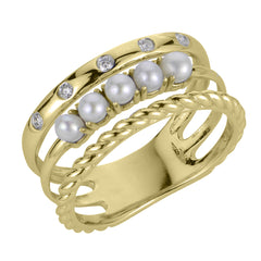 Parkplace Pearls 14KT Yellow Gold  Ring 919328/YG