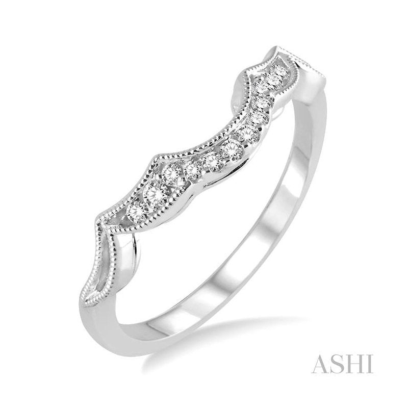 ASHI Diamond Wedding Band 20998PPFHWG-WB
